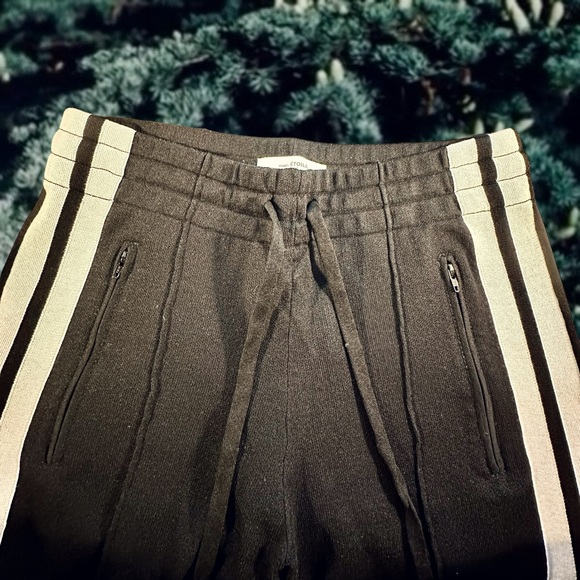 Isabel Marant Etoile ‘Dario’ Black Jersey Track Pants Size 36 - Picture 4 of 15